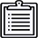 icon of a clipboard